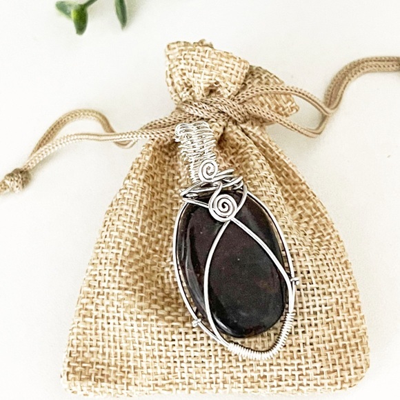 Handmade wire wrapped  semiprecious stone💖✨ - Picture 4 of 8